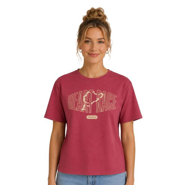 Nürburgring Ladies T-Shirt Heart Race red