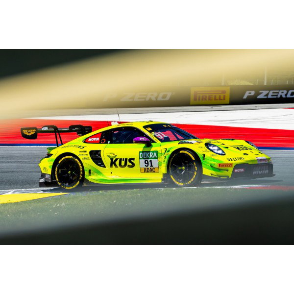 Manthey GT3 R Art Print - DTM Red Bull Ring 2026 - #91 Thomas Preining - Side View