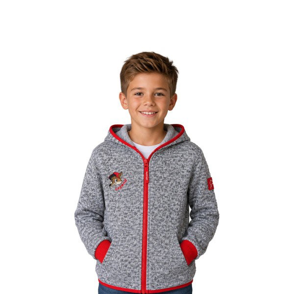 Nürburgring Kids Fleece jacket Full of life grey