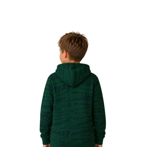 Nürburgring Sudadera con capucha para niños Confident verde