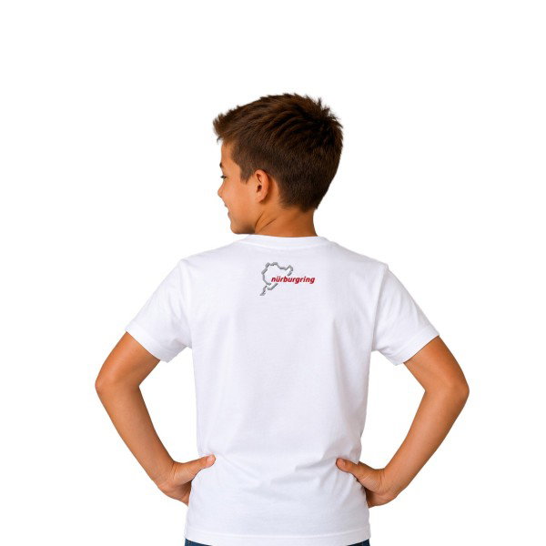Nürburgring Kids T-Shirt Racetrack white