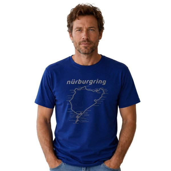 Nürburgring Camiseta Racetrack azul