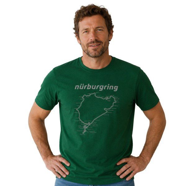 Nürburgring T-Shirt Racetrack green