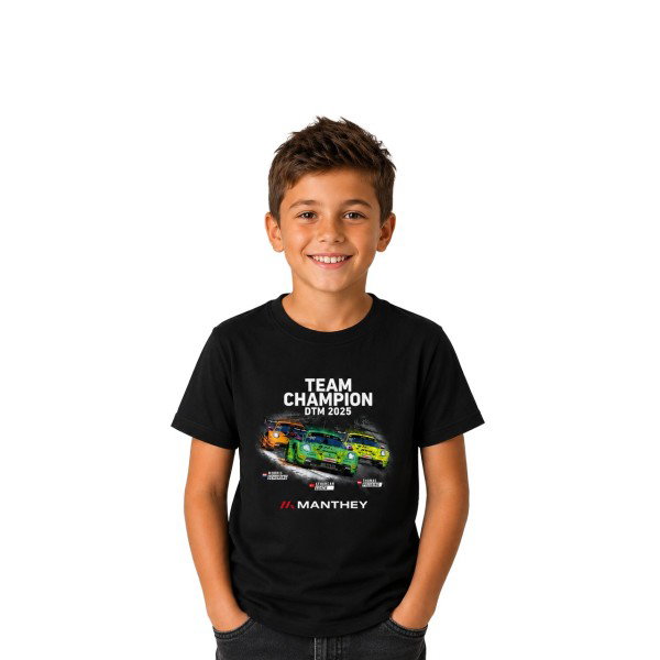 Manthey Kids T-Shirt DTM Team Victory 2025 black