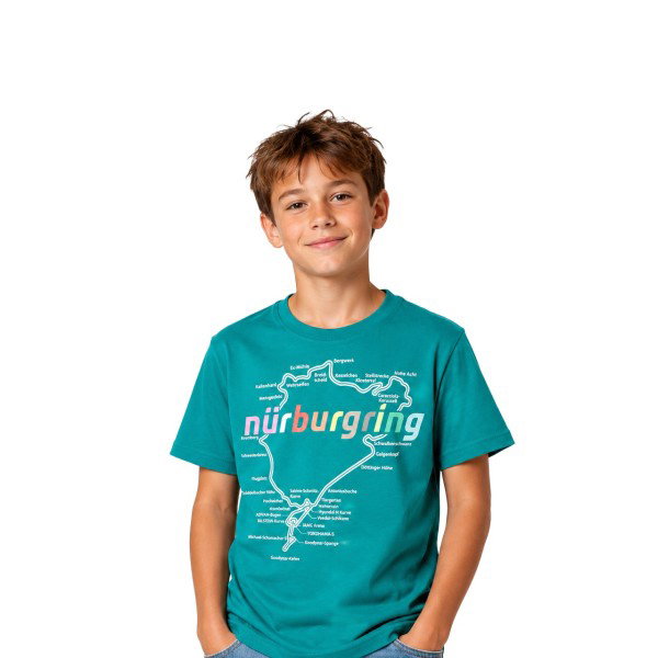 Nürburgring Camiseta para niños Racetrack azul