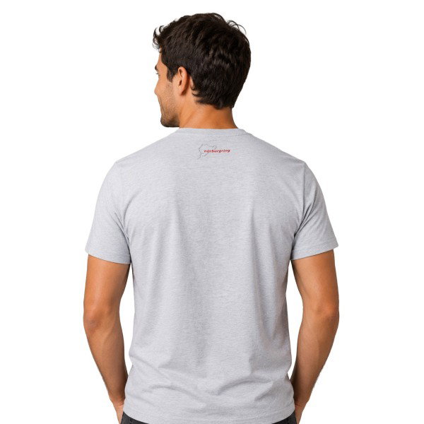 Nürburgring Camiseta Racetrack gris melange