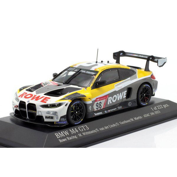 BMW M4 GT3 #98 Rowe Racing Course de 24h du Nürburgring 2023 1/43