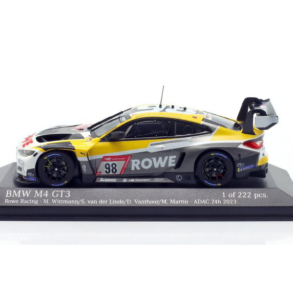 BMW M4 GT3 #98 Rowe Racing 24h del Nürburgring 2023 1/43