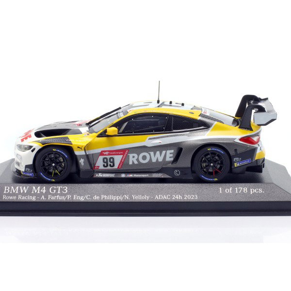 BMW M4 GT3 #99 Rowe Racing Course de 24h du Nürburgring 2023 1/43