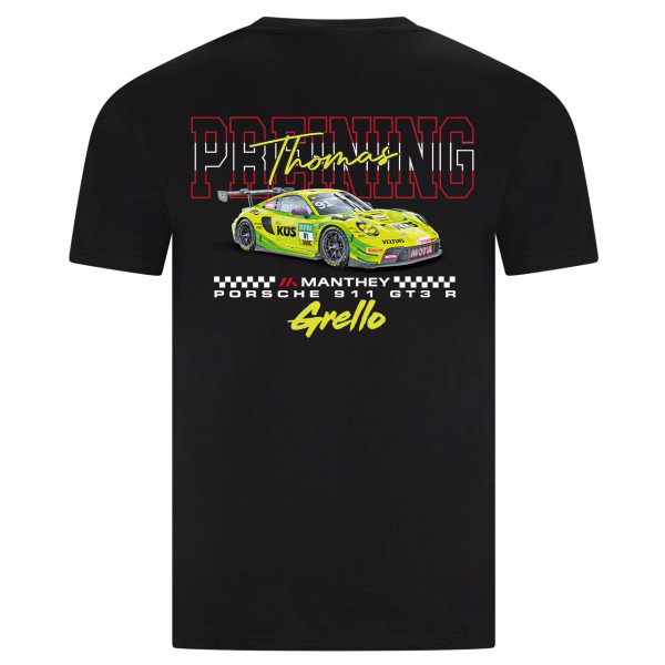 Manthey T-Shirt #91 Thomas Preining DTM 2026 schwarz