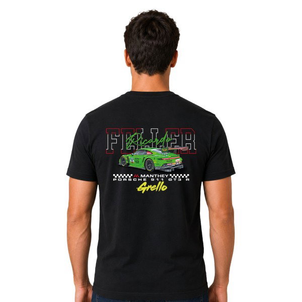 Manthey T-Shirt #90 Ricardo Feller DTM 2026 black