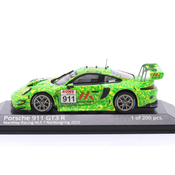Manthey-Racing Porsche 911 GT3 R #911 - NLS 7 Nürburgring 2022 1:43