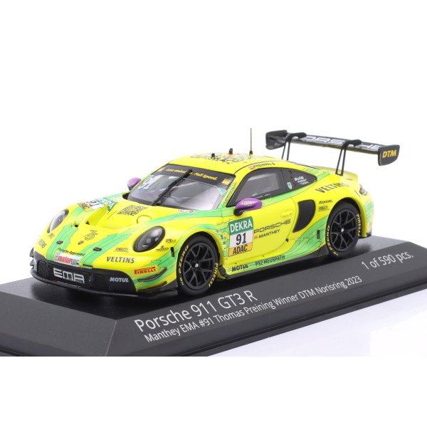Manthey Grello Porsche 911 GT3 R Thomas Preining #91 Vincitore DTM Norisring 2023 1/43