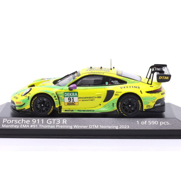 Manthey Grello Porsche 911 GT3 R Thomas Preining #91 Vincitore DTM Norisring 2023 1/43
