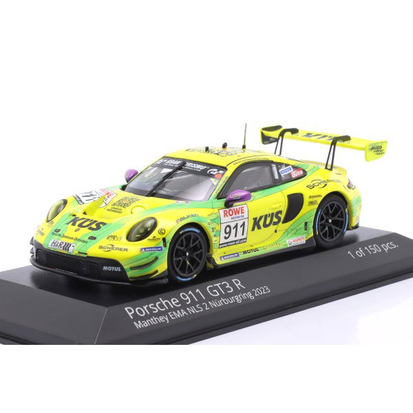 Manthey-Racing Porsche 911 GT3 R #911 - NLS 2 Nürburgring 2023 1:43