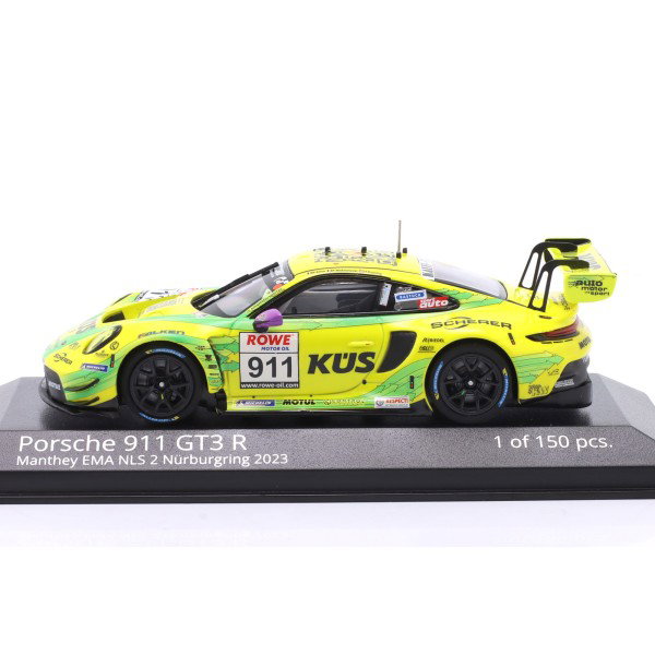 Manthey-Racing Porsche 911 GT3 R #911 - NLS 2 Nürburgring 2023 1:43