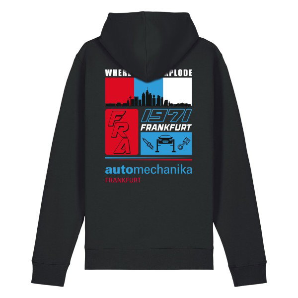 Automechanika Kapuzenpullover Explode schwarz
