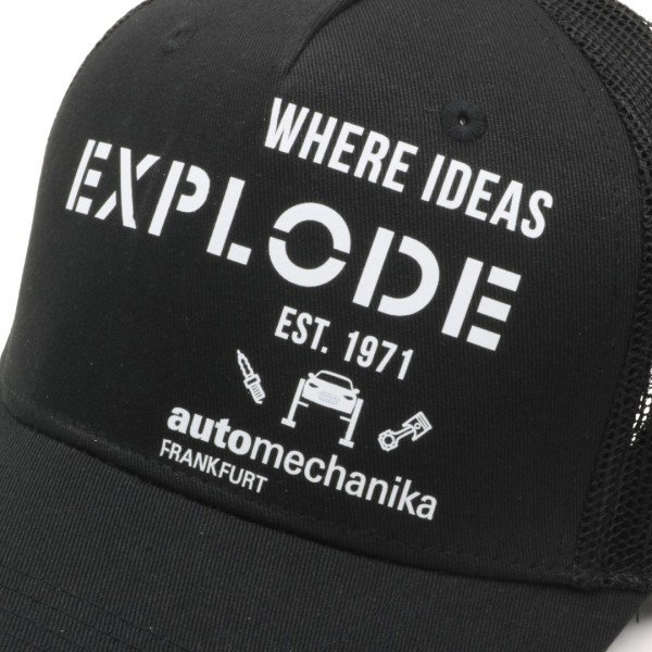 Automechanika Cap Explode schwarz