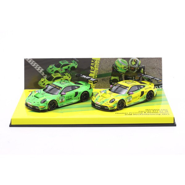 Manthey Grello Porsche 911 GT3 R DTM Team Champion 2023 Doppel-Set 1:43