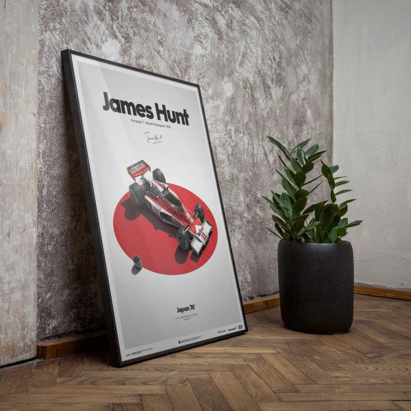 James Hunt - McLaren M23 - Japan - Japanese GP - 1976 - Limited Poster