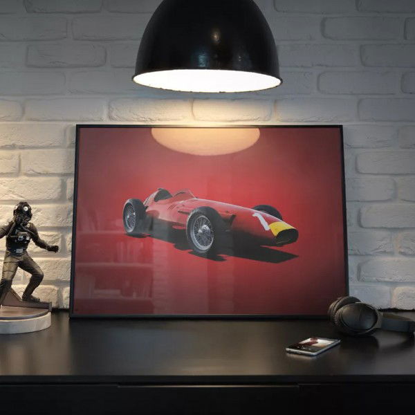 Poster Maserati 250F - Juan Manuel Fangio 1957