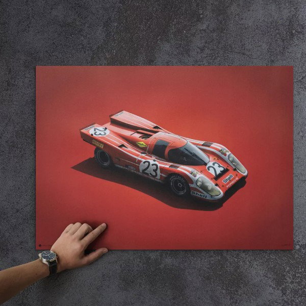 Cartel Porsche 917 - Salzburgo - 24h Le Mans - 1970 - Colors of Speed