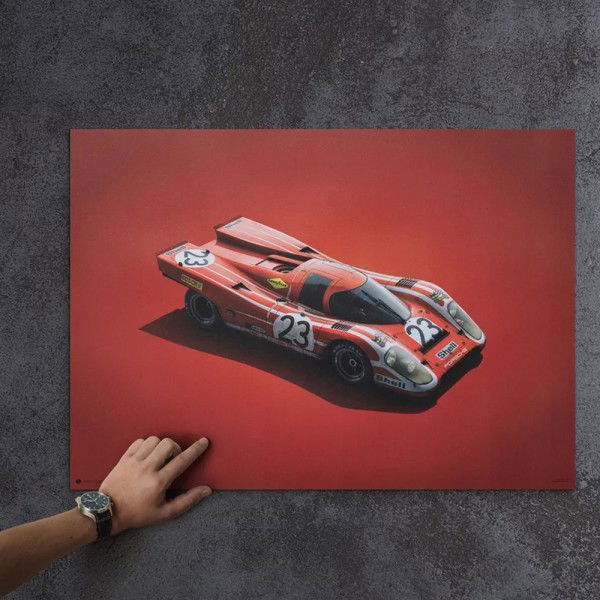 Poster Porsche 917 - Salisburgo - 24h Le Mans - 1970 - Colors of Speed
