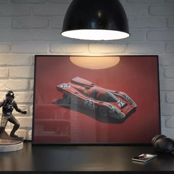 Poster Porsche 917 - Salzburg - 24h Le Mans - 1970 - Colors of Speed