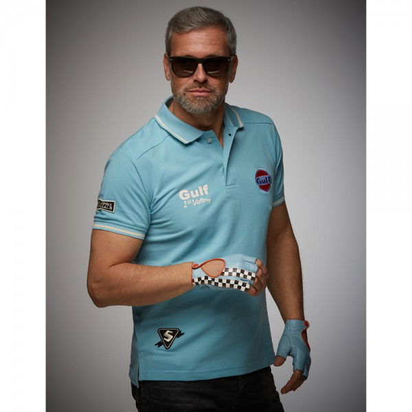 Gulf Polo Vintage azzurro chiaro