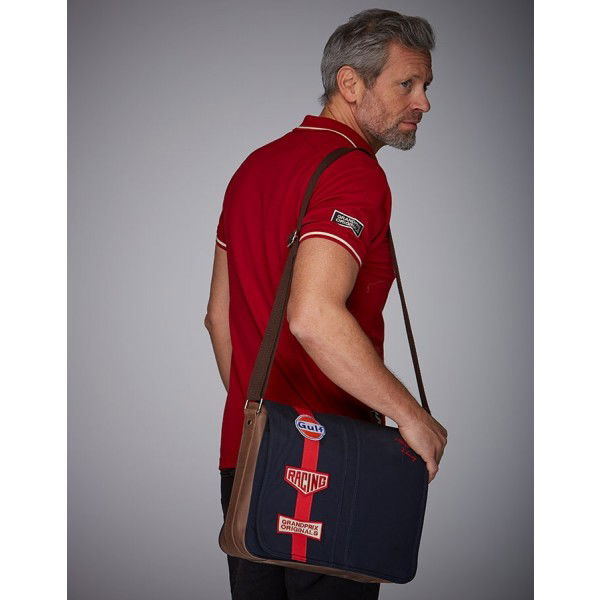 Gulf Michael Delaney Borsa Silverstone blu scuro