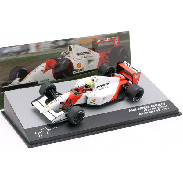 Ayrton Senna McLaren MP4/7 #1 Allemagne GP Formule 1 1992 1/43 Altaya