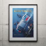 Poster Porsche 911 Carrera RSR - 24H of Daytona - 1973