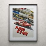 Cartel Porsche 917 KH - Past - 24h Le Mans - 1970