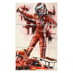 Œuvre d'art Kimi Räikkönen USA 2018 #0027