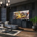 Obra de arte Ayrton Senna Lotus #0001