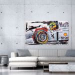 Obra de arte Ayrton Senna McLaren Cockpit #0002