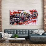 Obra de arte Ayrton Senna Lotus #0003