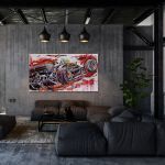 Obra de arte Ayrton Senna Lotus #0003