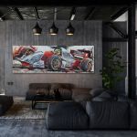 Opera d'arte Ayrton Senna McLaren I #0024