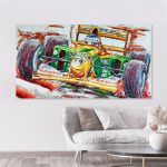 Œuvre d'art Michael Schumacher Benetton #0061