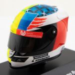 Mick Schumacher Casque miniature Belgique GP 2017 1/8