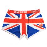 James Hunt Pantaloncini da boxer Helmet + Union Jack Pacchetto doppio
