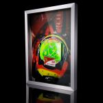 Mick Schumacher 2020 Cuadro del casco de carbono pintado a mano 2020