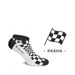 Pasha Low Socks black/white