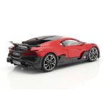 Bugatti Divo Año de construcción 2018 rojo / negro 1/18