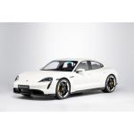 Porsche Taycan Turbo S - 2020 - blanc 1/8