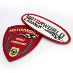 Motorworld Polo Drapeau cible