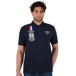 Goodyear Poloshirt Serring blau
