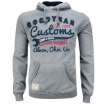 Goodyear Felpa con cappuccio Oregon grigio