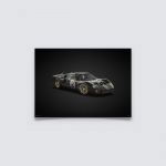 Affiche Ford GT40 - Noir - 24h Le Mans - 1966 - Colors of Speed